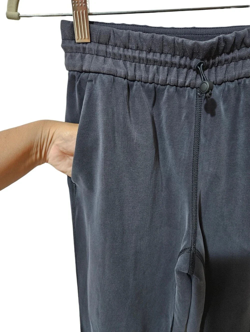 Lululemon Softstreme High-Rise Straight-Leg Cropped Pant Black Athleisure Lounge